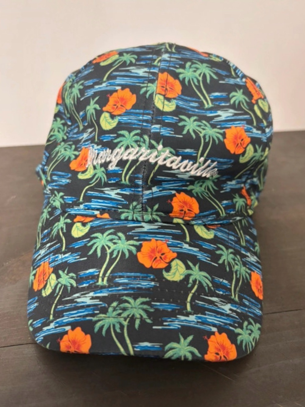 Margaritaville Jimmy Buffet Hat Baseball Tropical Multicolor Adjustable Blue